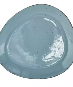 Peill+Putzler Teller dreieckig Siena | 22,5|cm Türkis / Braun