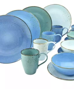 Peill+Putzler Kombiservice, 16-teilig Amalfi | Atlantikblau / Azurblau / Balticblau / Tropicalblau