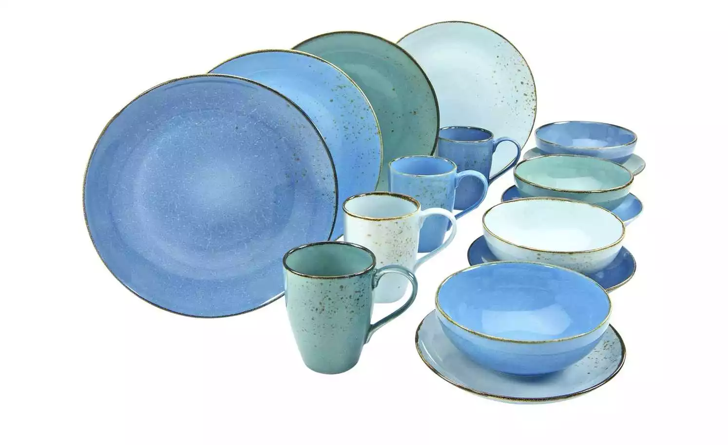 Peill+Putzler Kombiservice, 16-teilig Amalfi | Atlantikblau / Azurblau / Balticblau / Tropicalblau 3 Peill+Putzler Kombiservice, 16-teilig Amalfi | Atlantikblau / Azurblau / Balticblau / Tropicalblau