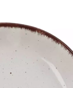 Peill+Putzler Teller dreieckig Siena | 22,5|cm Weiß / Braun -Geschirr Verkaufsladen 11524276 3 202109202232