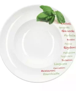 KHG Pastateller Ø 30 cm | Nudelsorten / Basilikum