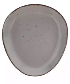 Peill+Putzler Teller dreieckig Siena | 22,5|cm Grau