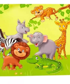 Ritzenhoff & Breker Kindergeschirrset, 4-teilig Dschungeltiere -Geschirr Verkaufsladen 11524690 4 202012182232