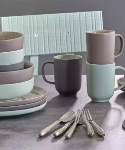Ritzenhoff & Breker Kombiservice, 16-teilig Jasper | Mint / Weiß