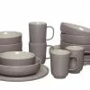 Ritzenhoff & Breker Kombiservice, 16-teilig Jasper | Taupe / Weiß