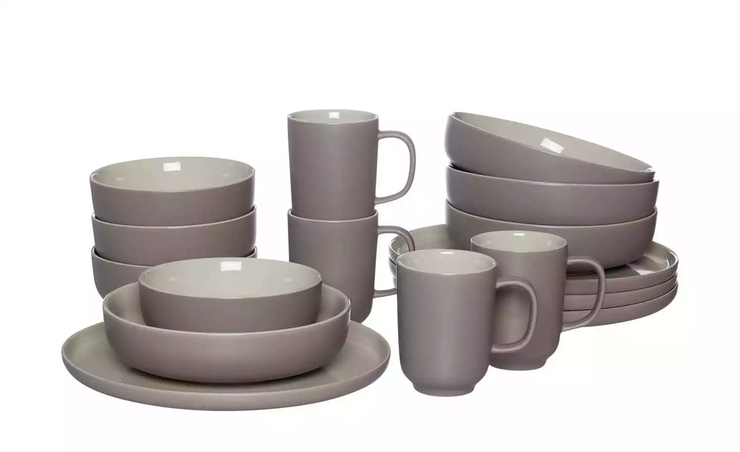 Ritzenhoff & Breker Kombiservice, 16-teilig Jasper | Taupe / Weiß 2 Ritzenhoff & Breker Kombiservice, 16-teilig Jasper | Taupe / Weiß