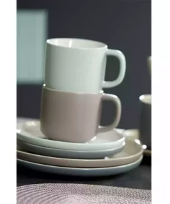 Ritzenhoff & Breker Kaffeeservice, 12-teilig Jasper | Taupe / Weiß -Geschirr Verkaufsladen 11524728 2 202012232232