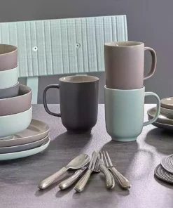 Ritzenhoff & Breker Kaffeeservice, 12-teilig Jasper | Taupe / Weiß