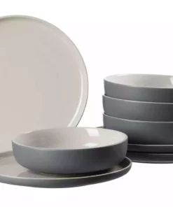 Ritzenhoff & Breker Tafelservice, 8-teilig Jasper | Grau / Weiß -Geschirr Verkaufsladen 11524729 1 202012232233