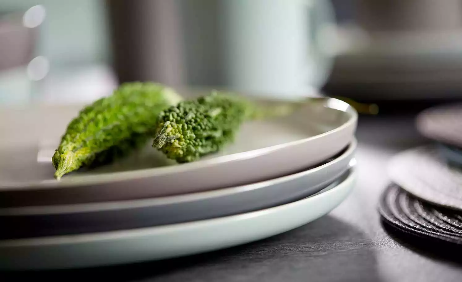 Ritzenhoff & Breker Tafelservice, 8-teilig Jasper | Mint / Weiß 5 Ritzenhoff & Breker Tafelservice, 8-teilig Jasper | Mint / Weiß – Bild 3