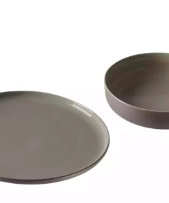 Ritzenhoff & Breker Tafelservice, 8-teilig Jasper | Taupe / Weiß -Geschirr Verkaufsladen 11524732 5 202012232232