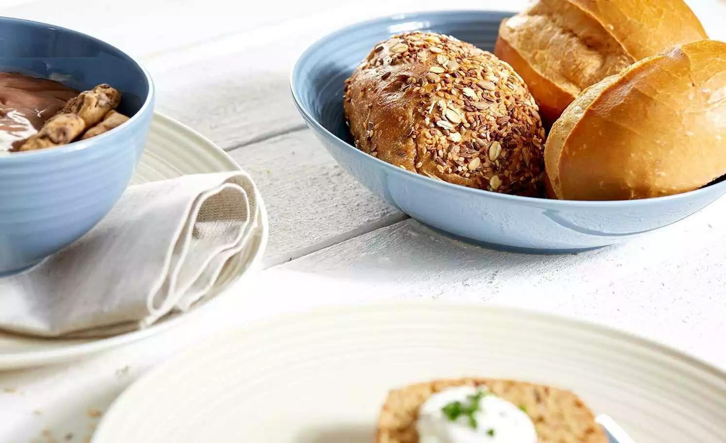 Ritzenhoff & Breker Kombiservice 16-tlg. Levi | Blau + Creme 3 Ritzenhoff & Breker Kombiservice 16-tlg. Levi | Blau + Creme