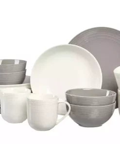 Ritzenhoff & Breker Kombiservice 16-tlg. Levi | Grau + Weiß -Geschirr Verkaufsladen 11524742 1 202101182237