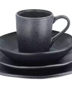 Peill+Putzler Speiseteller Ragusa | Schwarz