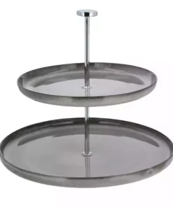 Peill+Putzler Etagere Rimini | Grau / silberfarben