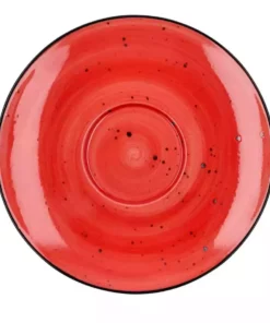 Peill+Putzler Kaffeeuntertasse Genua | Rot / Weiß Kaffeeuntertasse -Geschirr Verkaufsladen 11524893 2 202112211258