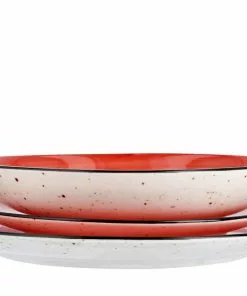 Peill+Putzler Suppenteller Genua | Rot / Weiß Suppenteller