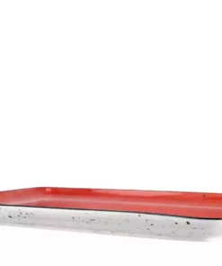 Peill+Putzler Platte M Genua | Rot / Weiß Platte M -Geschirr Verkaufsladen 11524905 4 202112221258