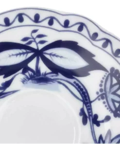 Kahla Kaffeeuntertasse "Rosella" Zwiebelmuster -Geschirr Verkaufsladen 521963 3 202102261259