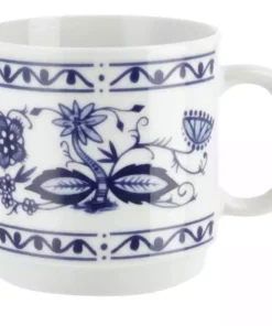 Kahla Becher mit Henkel "Rosella" Zwiebelmuster | Becher mit Henkel 300 ml