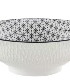 for friends Schüssel groß schwarz Juna | Schwarz / Weiß 21|cm