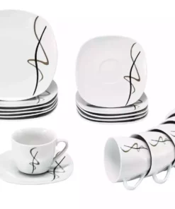 KHG Kaffeegeschirr, 18-teilig Pamela | Kaffeeservice